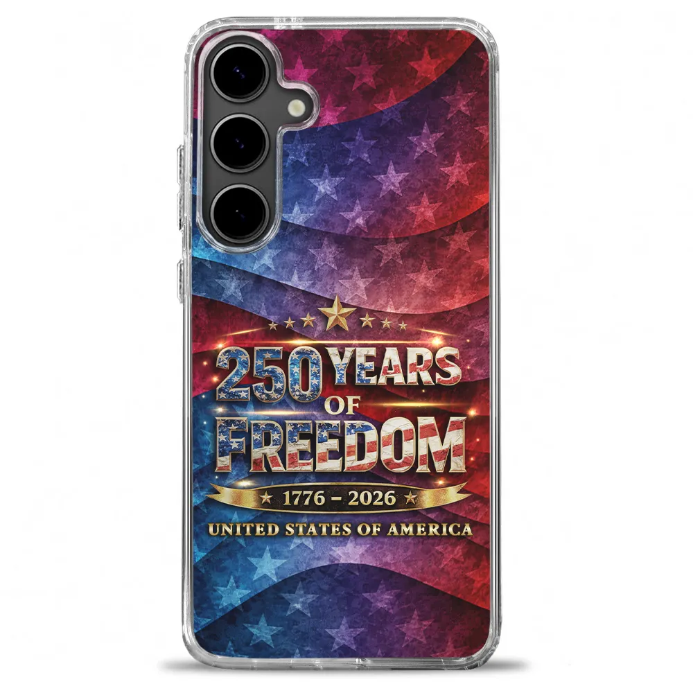 250 Years Of Freedom US Independence Day - Clear Phone Case - Image 2
