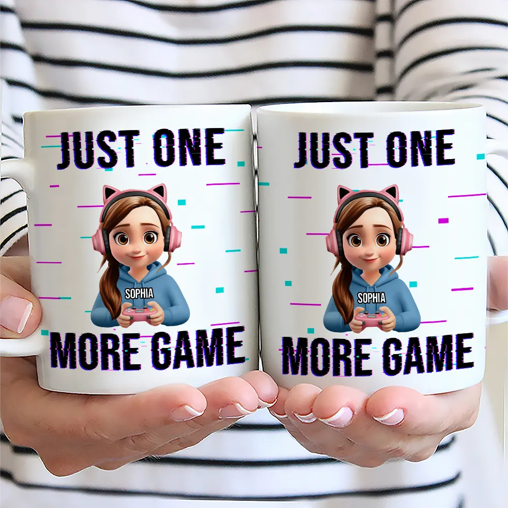 3D Effect Gamer I Am Gaming - Personalized Mug - Image 2