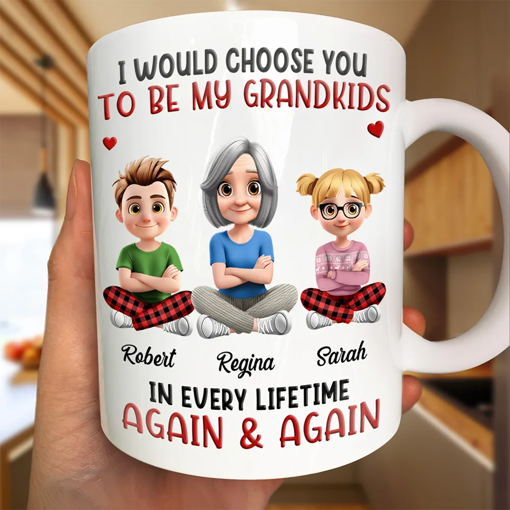 3D Effect I Would Choose You In Every Lifetime - Personalized Mug - Image 2