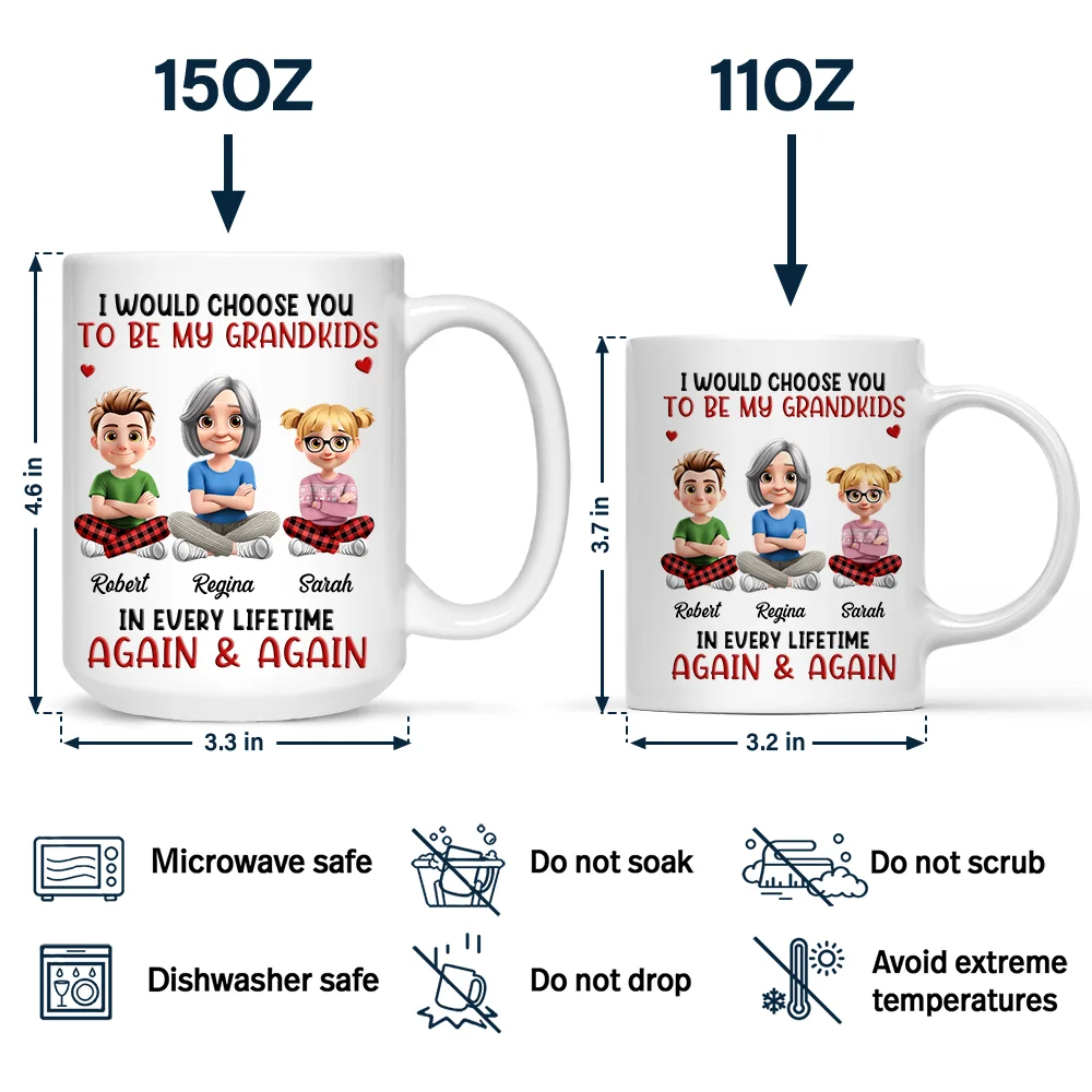 3D Effect I Would Choose You In Every Lifetime - Personalized Mug - Image 5