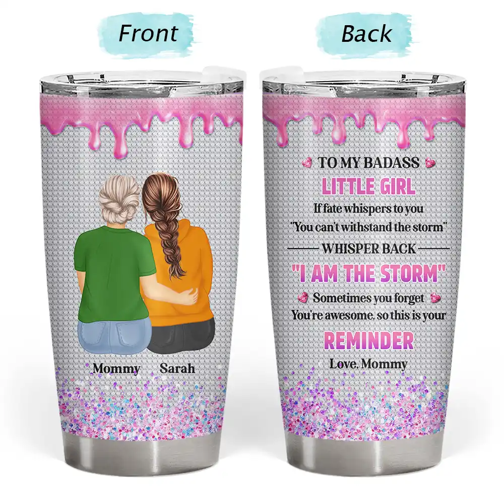 3D Effect Sometimes You Forget You Are Awesome - Personalized Tumbler - Image 3