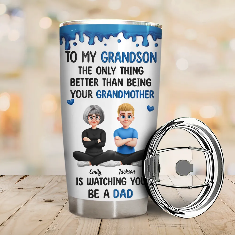 3D Effect The Only Thing Better Than Being Your Father Mother - Personalized Tumbler - Image 2