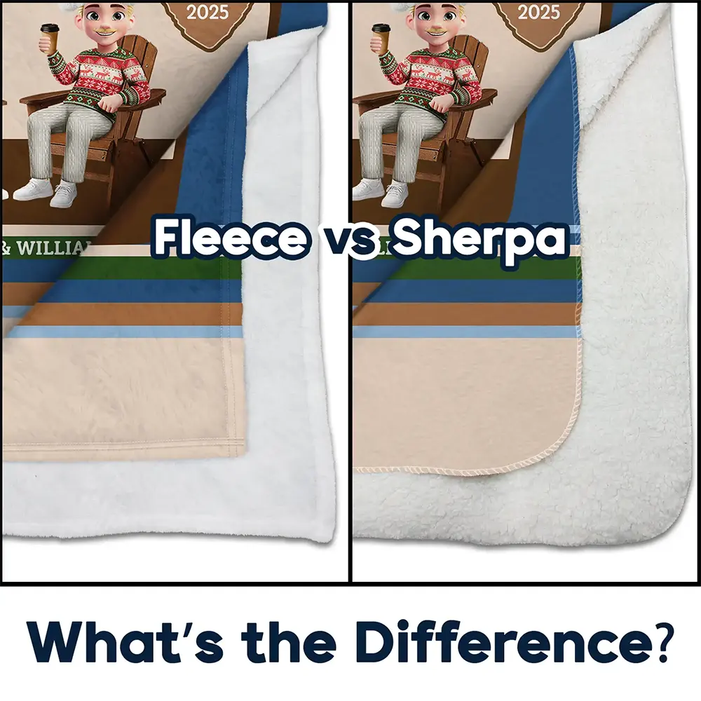 3D Effect Travel Couple Adventure Together Since - Personalized Fleece Blanket, Sherpa Blanket - Image 4