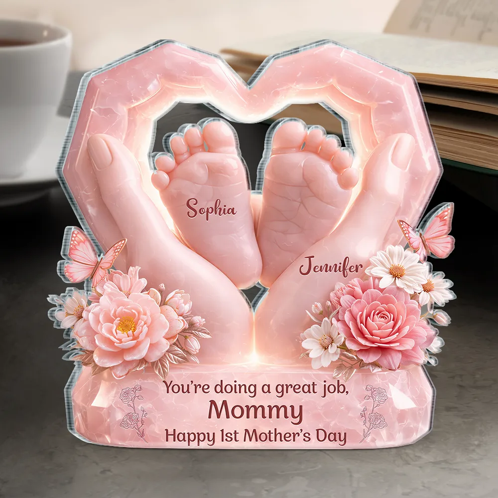 3D Effect You're Doing A Great Job - Personalized Custom Shaped Acrylic Plaque - Image 4