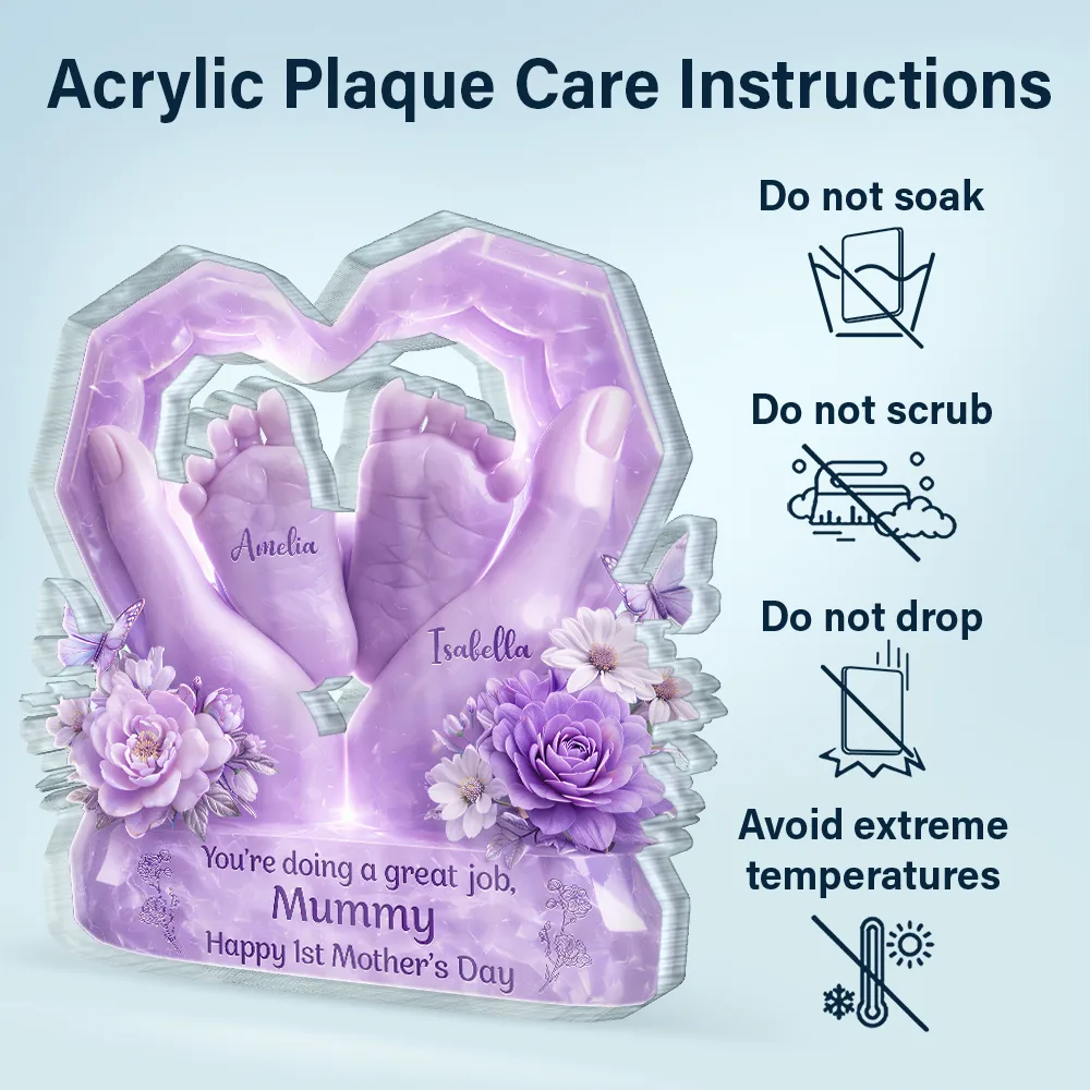 3D Effect You're Doing A Great Job - Personalized Custom Shaped Acrylic Plaque - Image 6