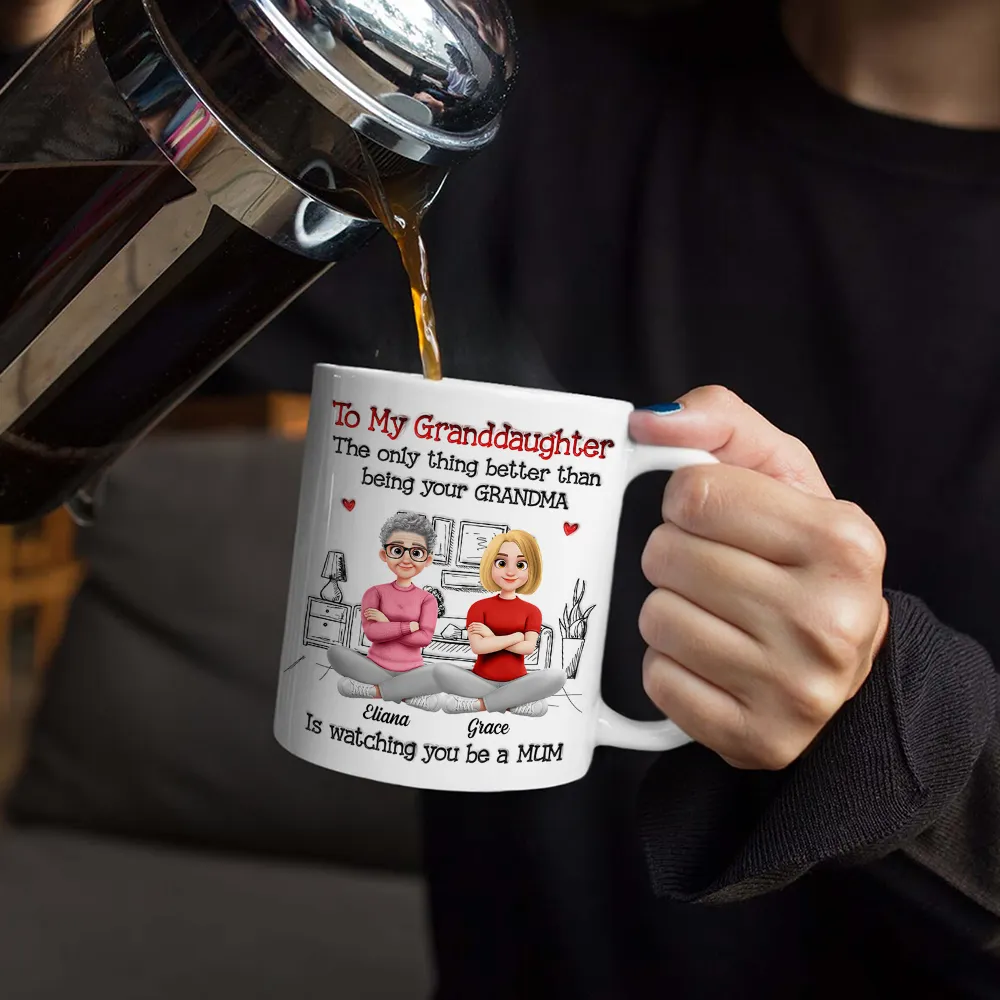 3D Inflated Printed The Only Thing Better Than Being Your Father - Personalized White Edge-to-Edge Mug - Image 4