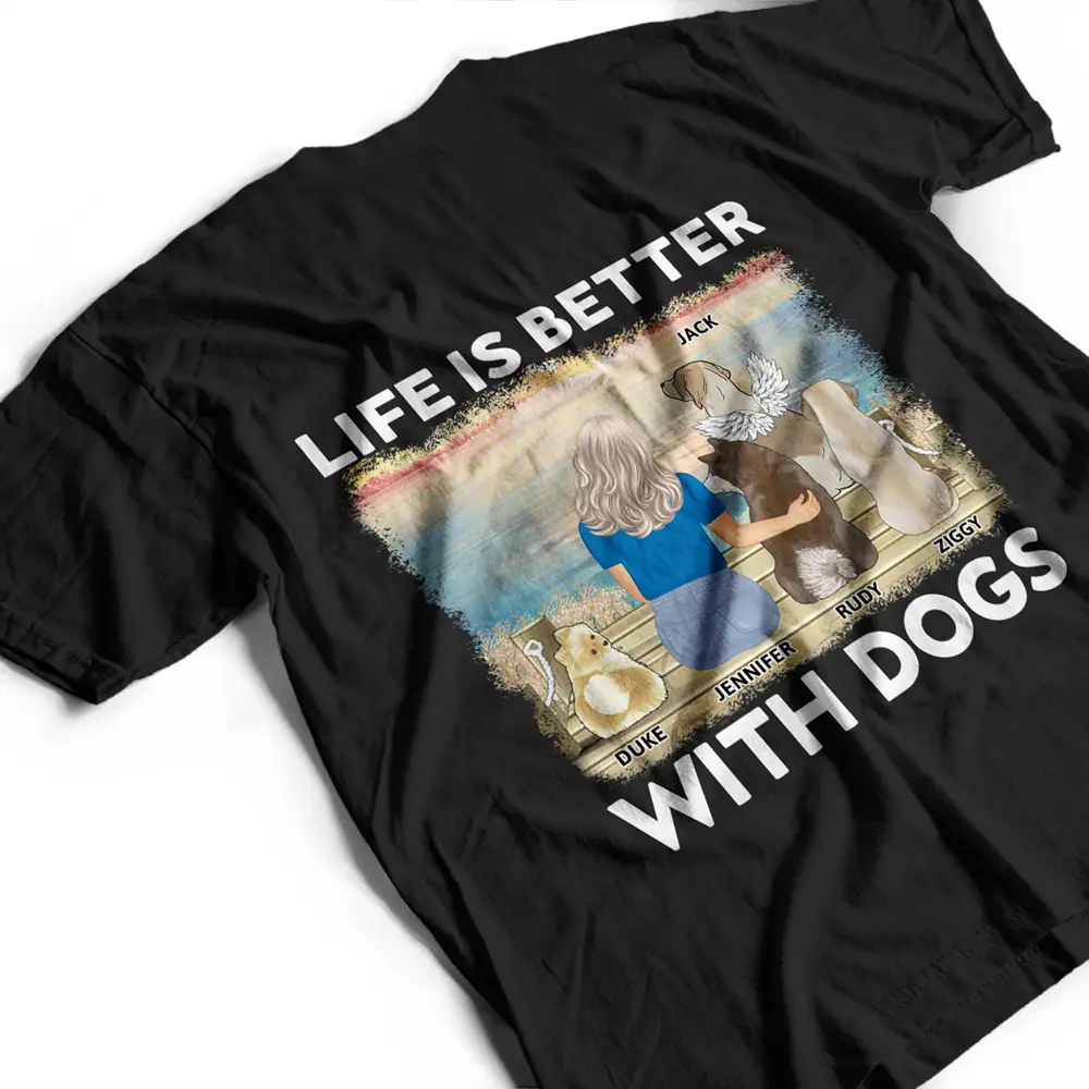 A Bond That Can't Be Broken Dog - Personalized T Shirt - Image 4