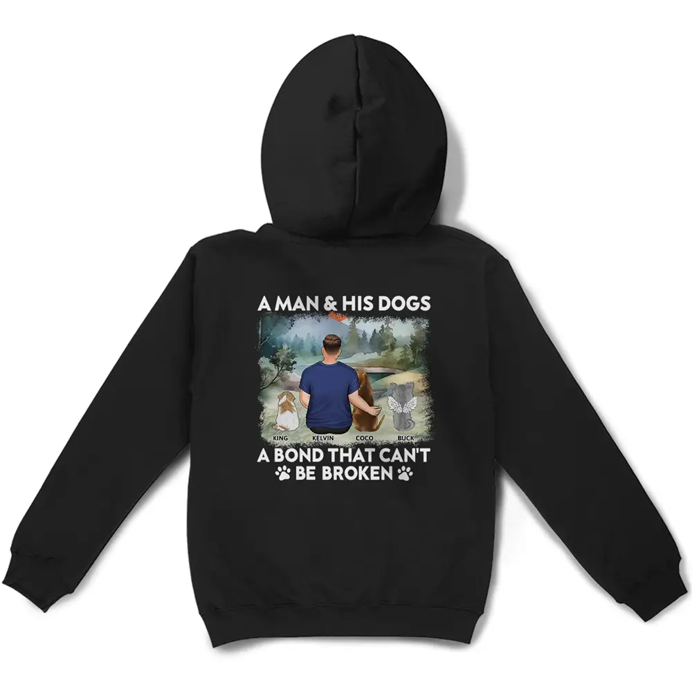 A Bond That Can't Be Broken Dog - Personalized T Shirt - Image 5