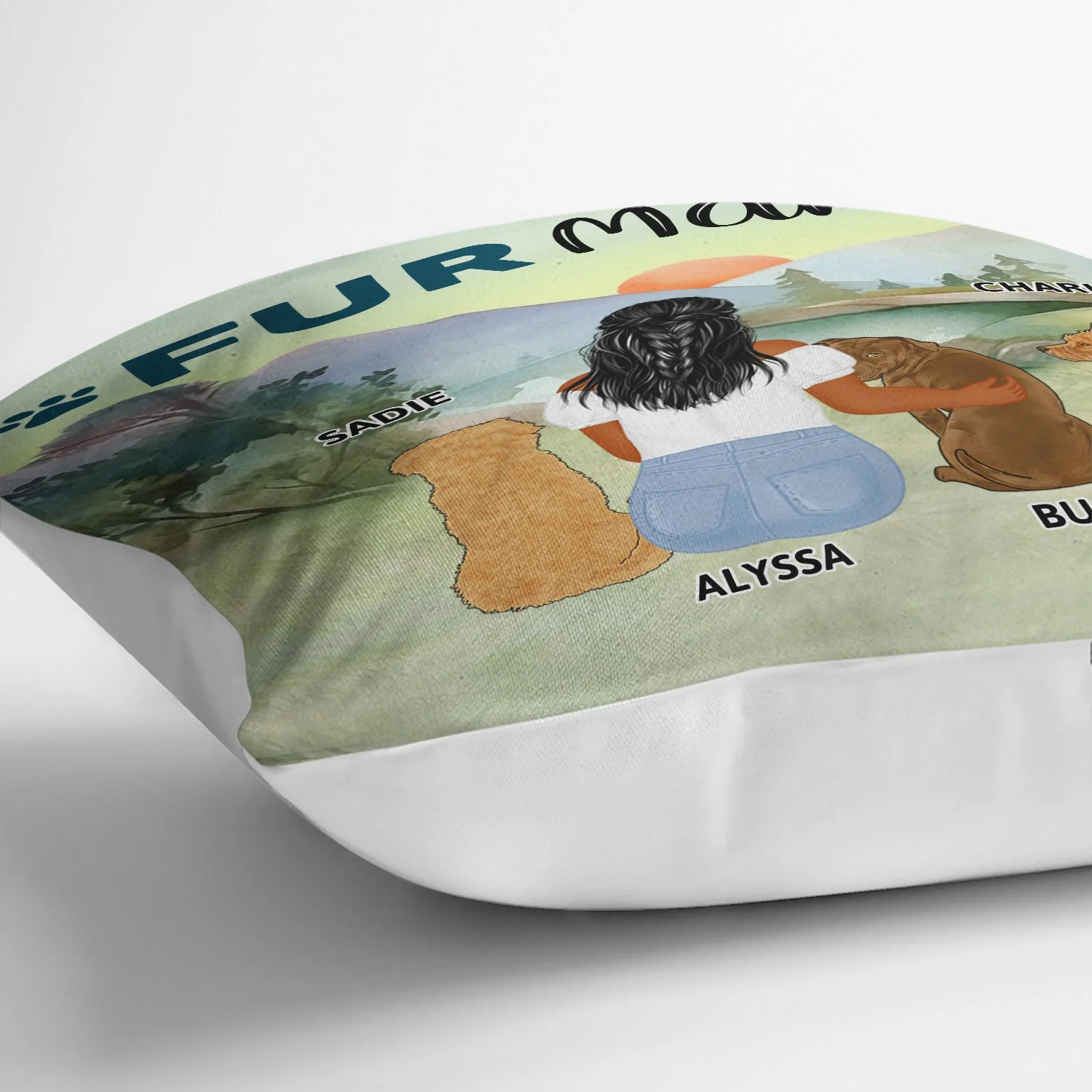 A Bond That Can't Be Broken - Gift For Dog Lovers, Dog Mom, Dog Dad - Personalized Pillow - Image 3