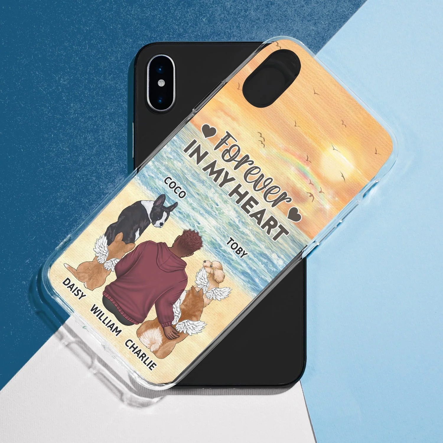 A Bond That Can't Be Broken - Gift For Dog Lovers, Dog Mom - Personalized Clear Phone Case - Image 5