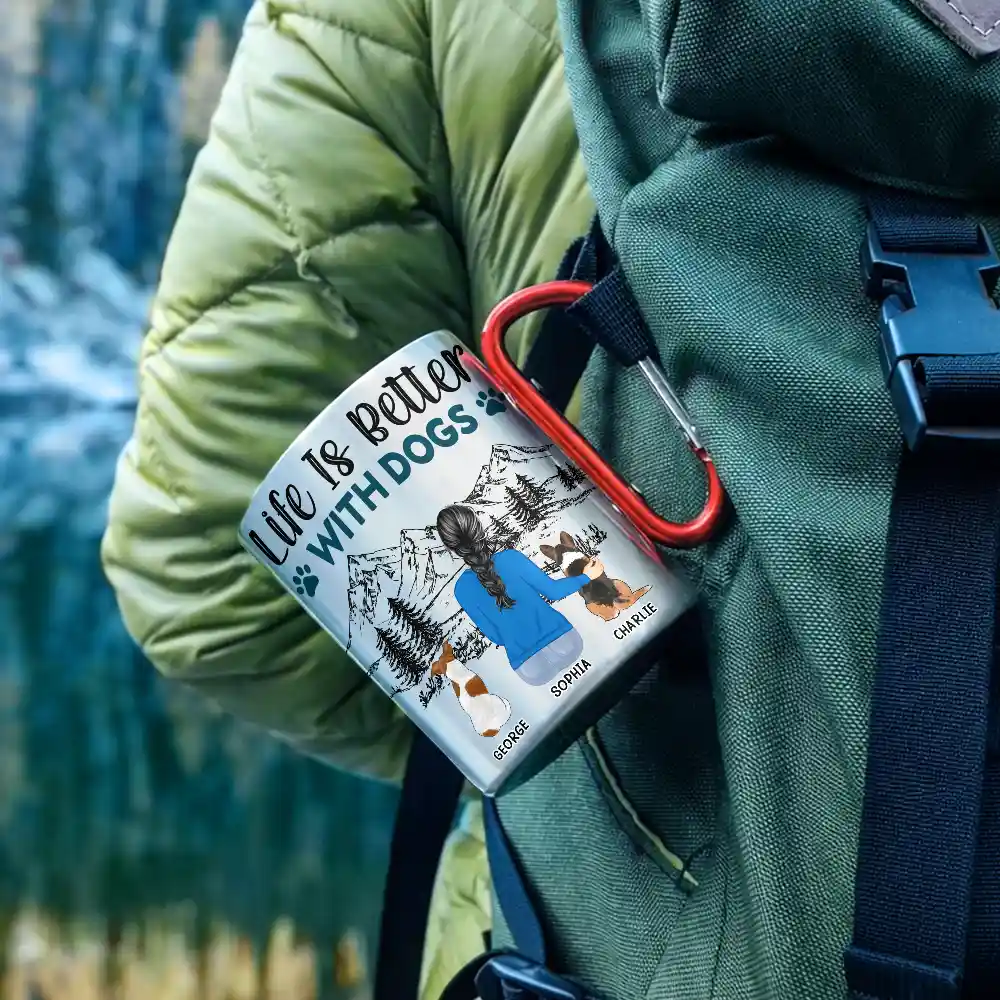 A Bond That Can't Be Broken - Personalized Carabiner Mug - Image 2