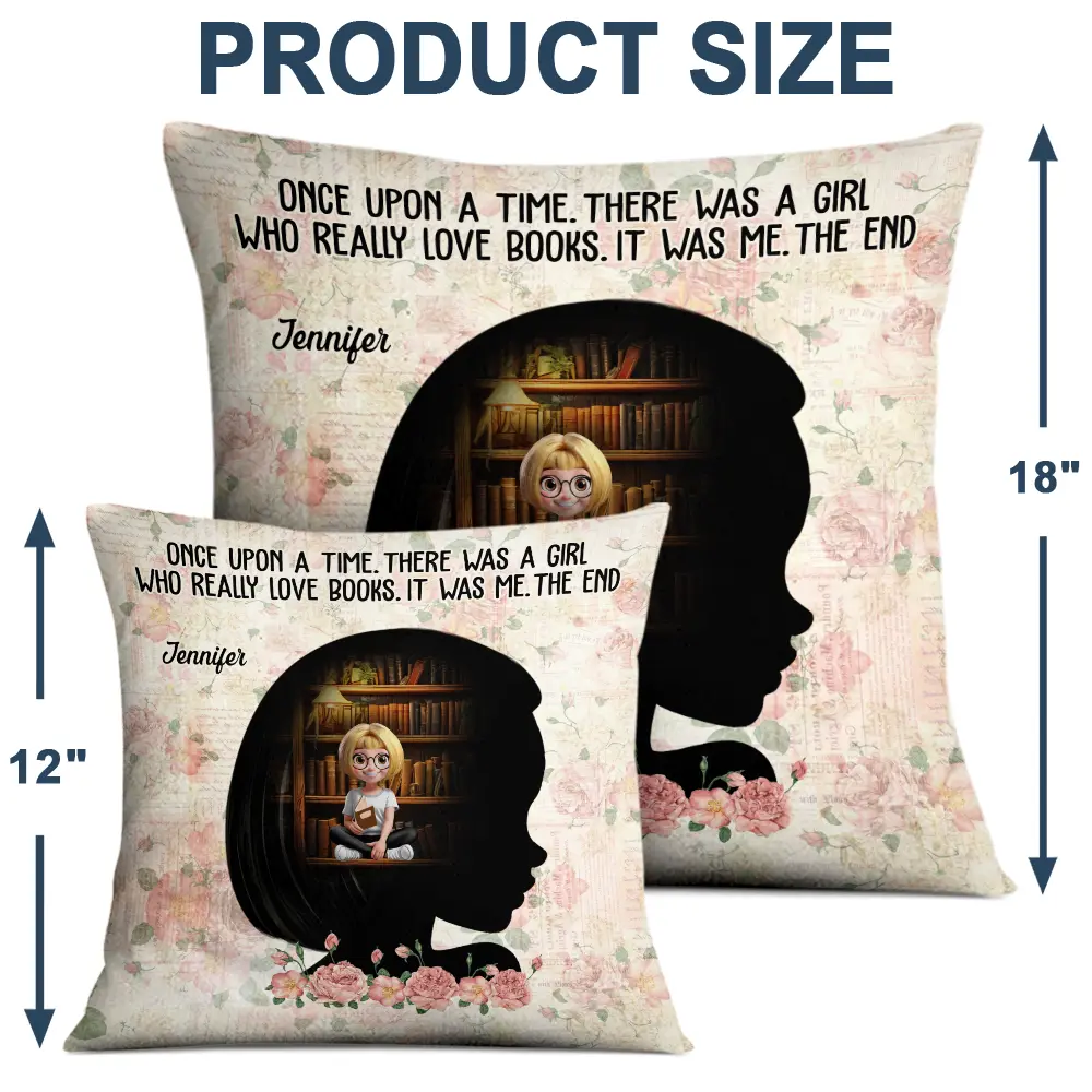 A Girl Who Loves Books Lose Her Mind Find Her Soul - Personalized Pillow - Image 4