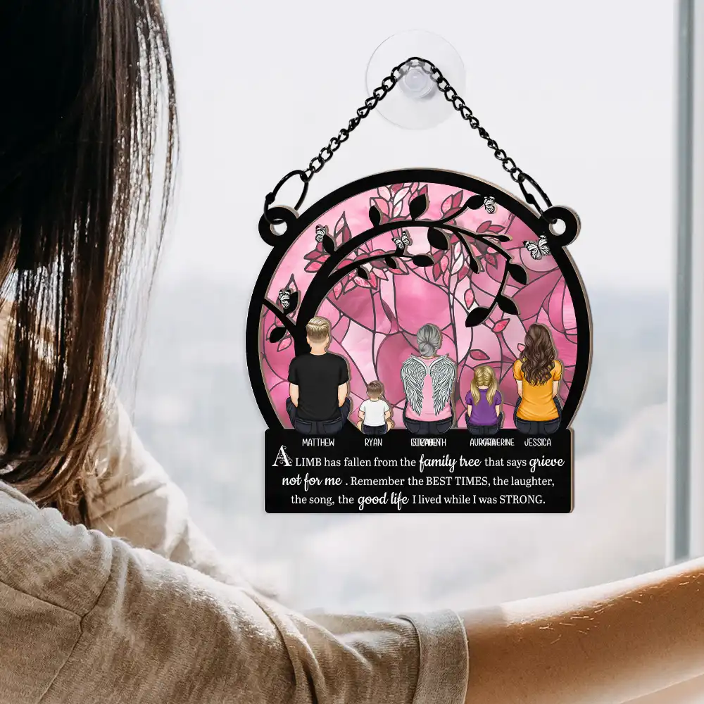 A Limb Has Fallen - Personalized Window Hanging Suncatcher Ornament - Image 4