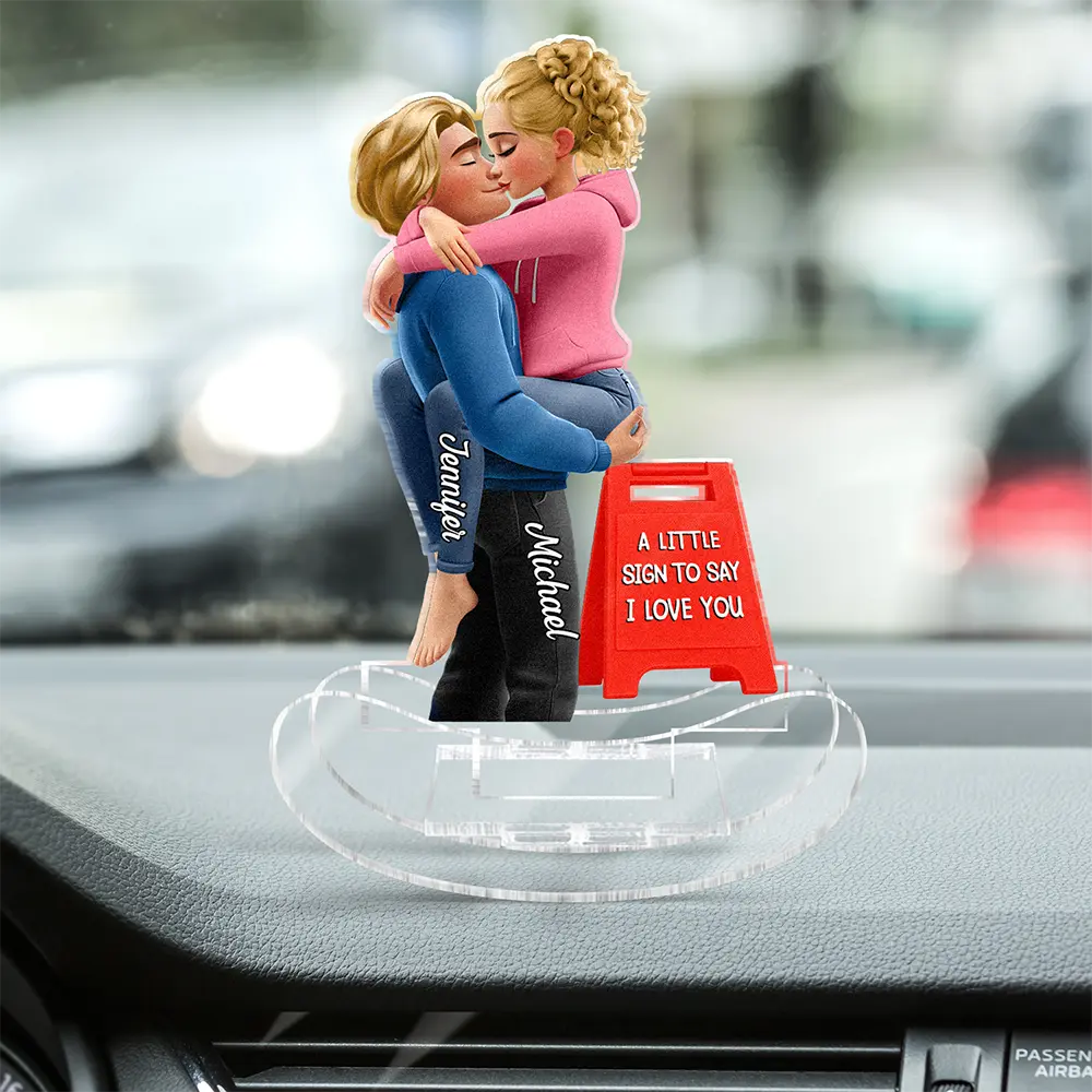 A Little Sign To Say - Personalized Acrylic Shaking Stand - Image 4