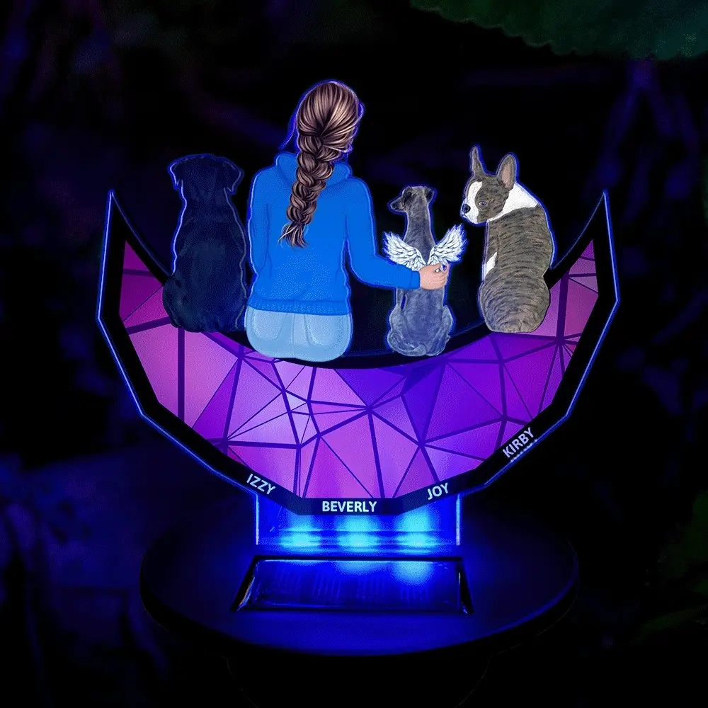 A Man And His Dog A Bond That Can't Be Broken - Personalized Solar Light - Image 2