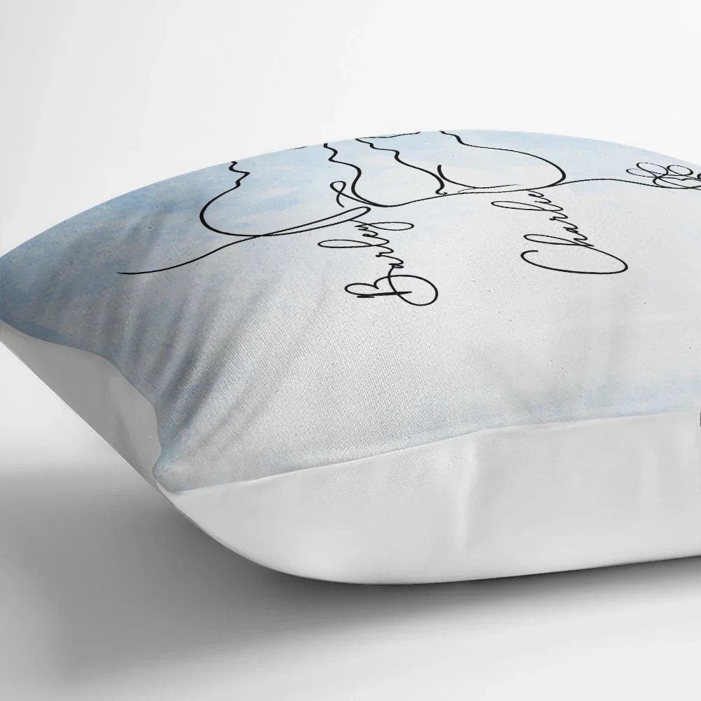 Adorable Cat Line - Personalized Pillow - Image 3