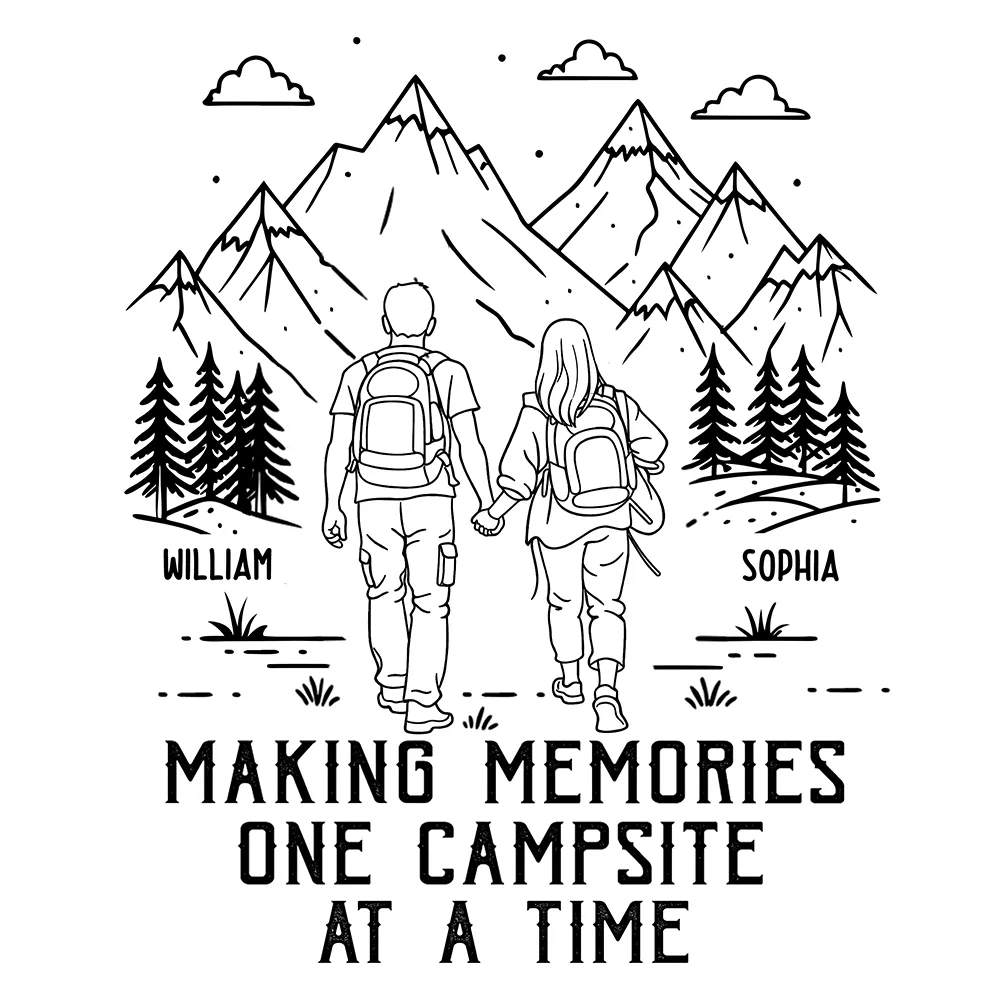 Adventure Partners For Life - Personalized Decor Decal - Image 2