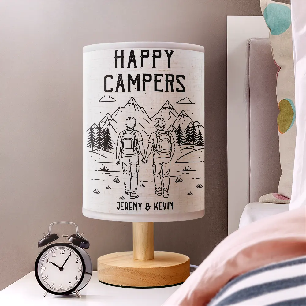 Adventure Partners For Life - Personalized Fabric Lamp - Image 2