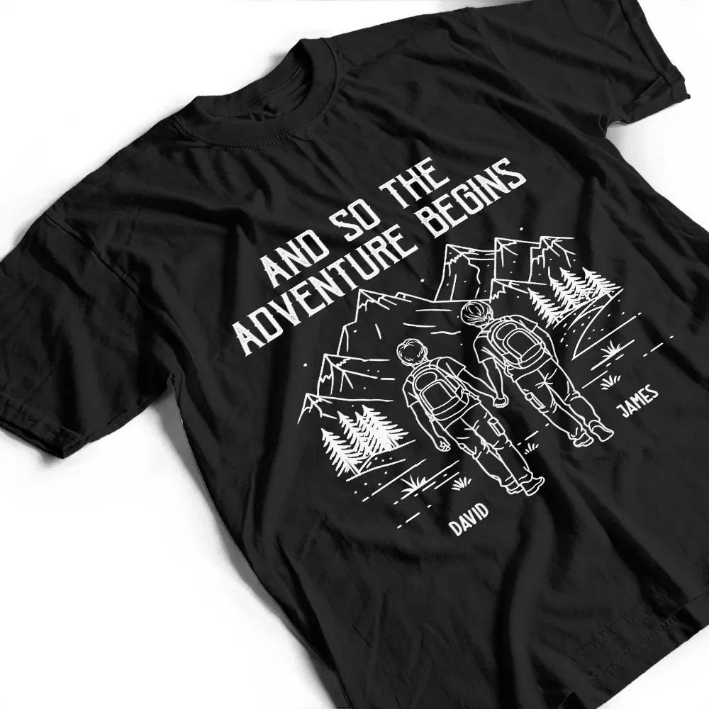 Adventure Partners For Life - Personalized T Shirt - Image 4