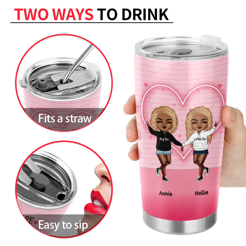 After I Finish Laughing - Gift For Sisters - Personalized Custom Tumbler - Image 4