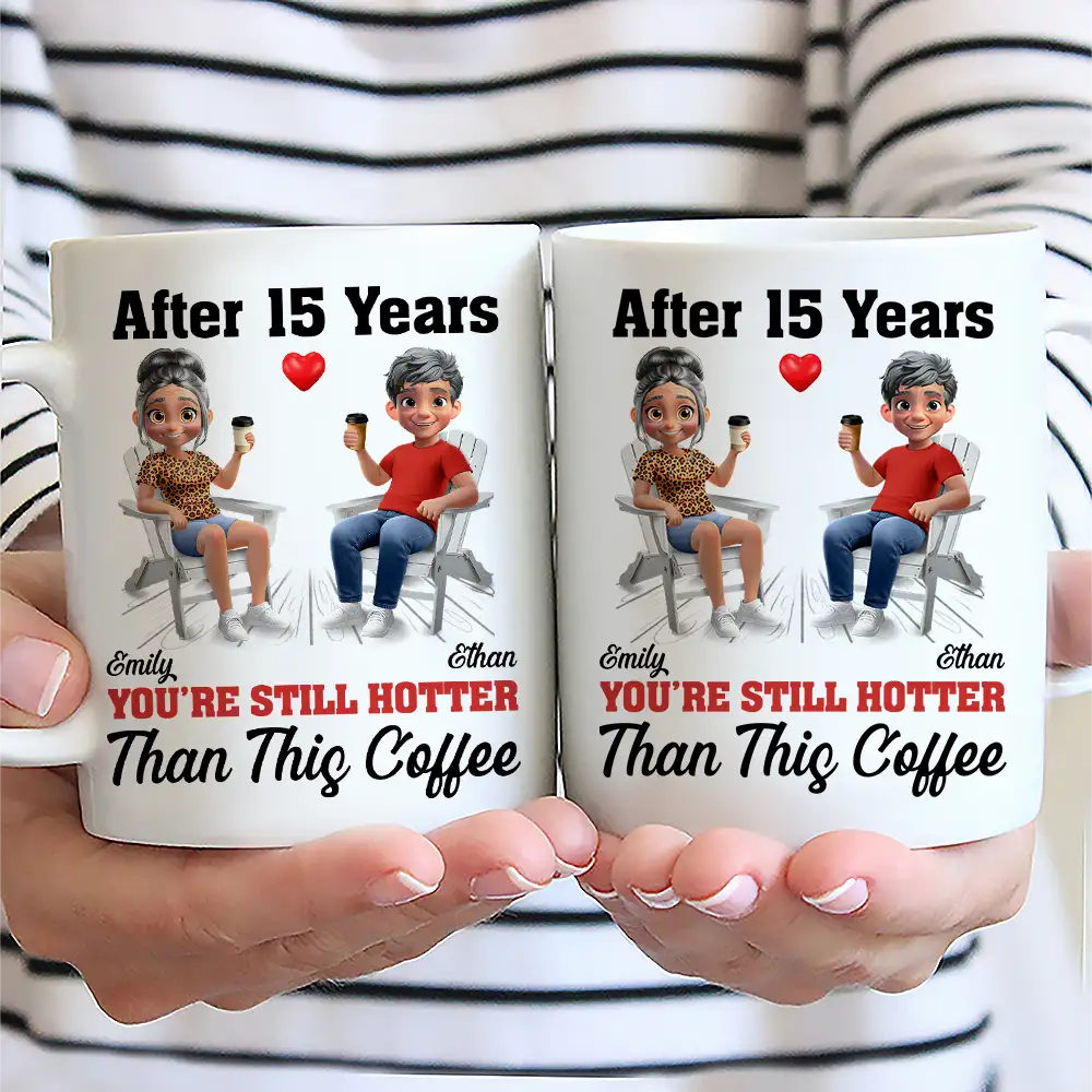 After Years You Still Hot 3D Effect Couple - Personalized Mug - Image 2