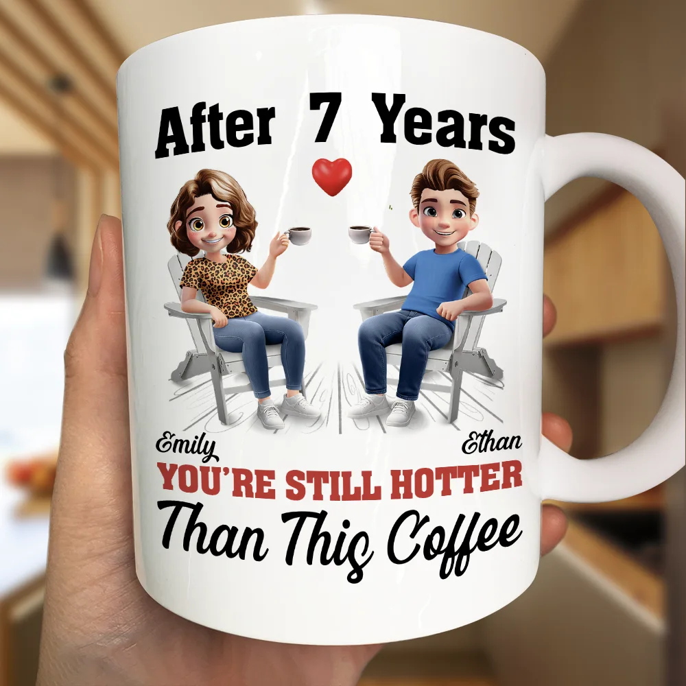 After Years You Still Hot 3D Effect Couple - Personalized Mug - Image 3