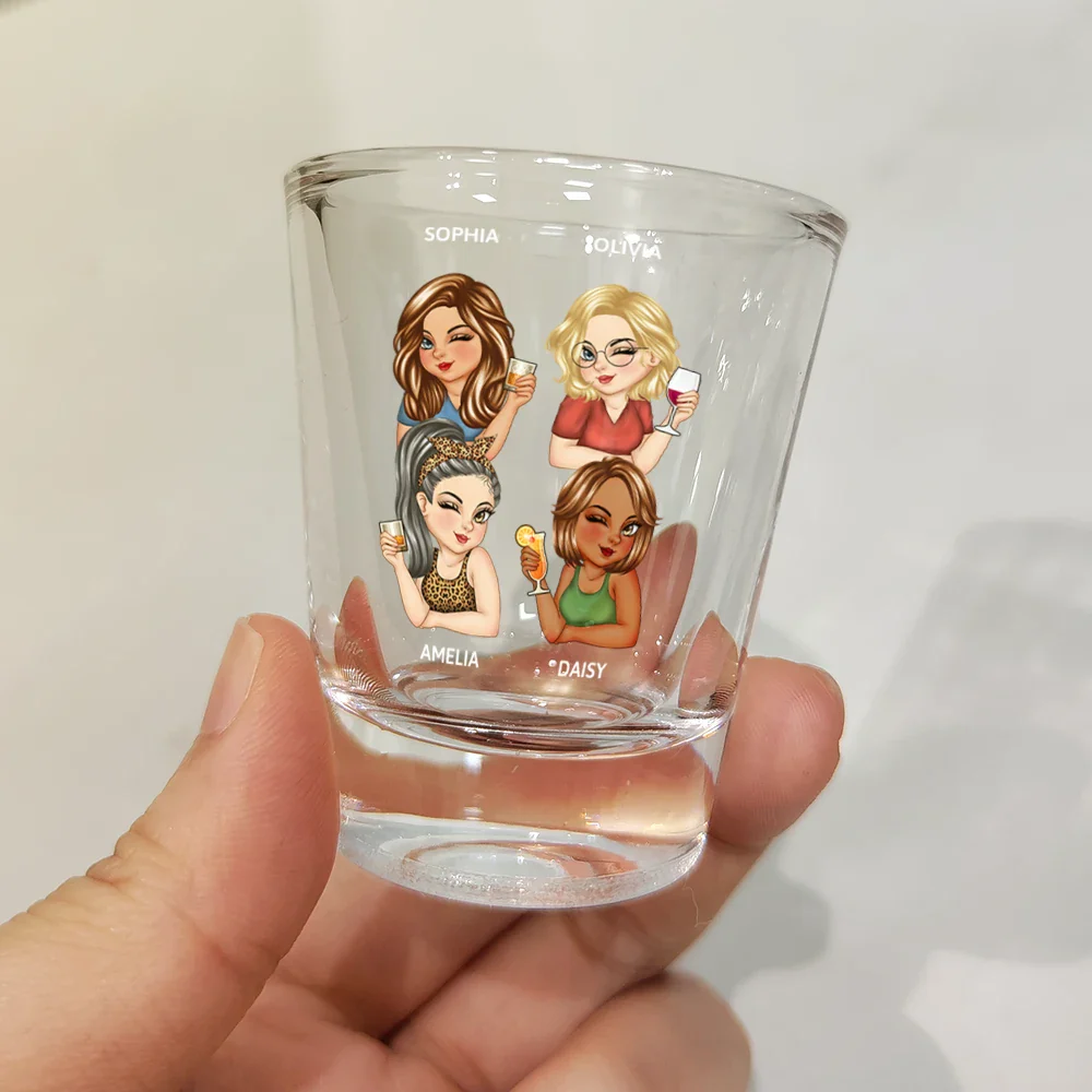 Alcohol Won't Solve Your Problems But It Is Worth A Shot - Personalized Shot Glass - Image 3