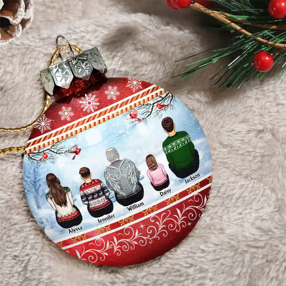All Hearts Come Home For Christmas - Personalized Ball Ornament - Image 4