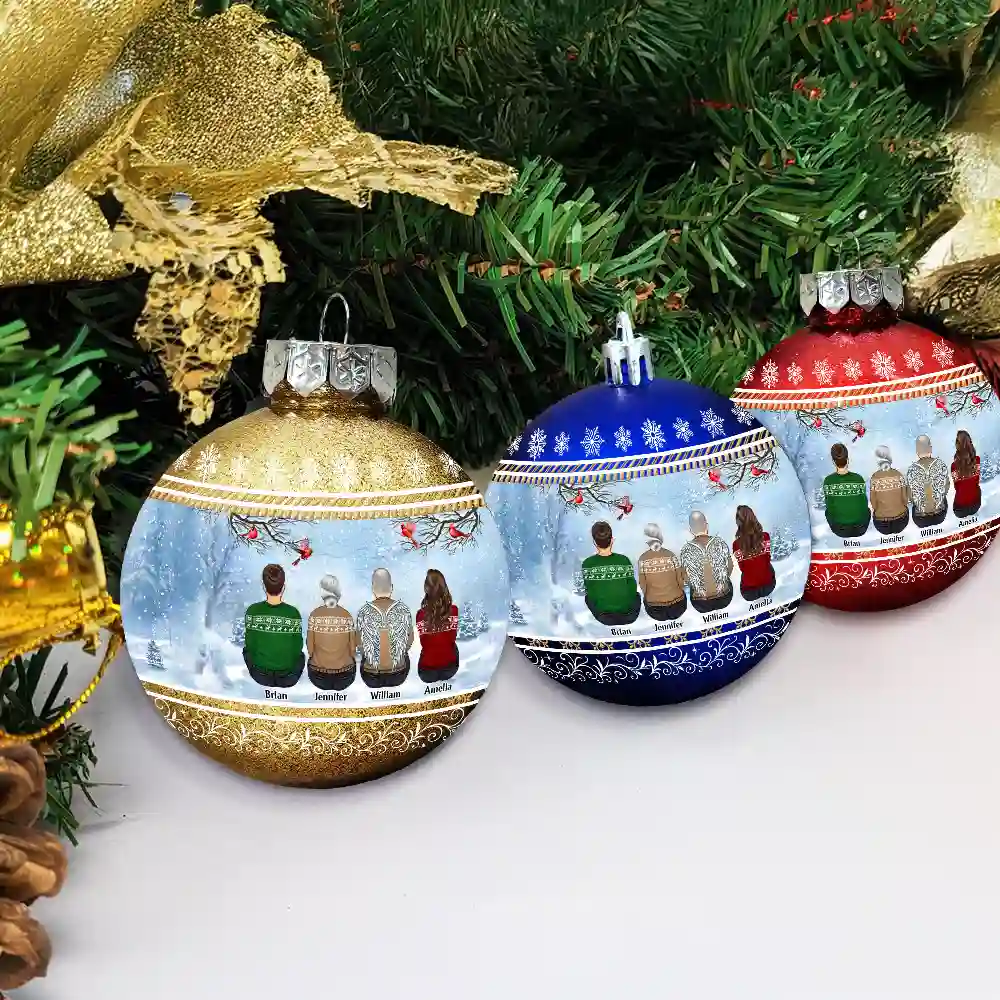 All Hearts Come Home For Christmas - Personalized Ball Ornament - Image 5