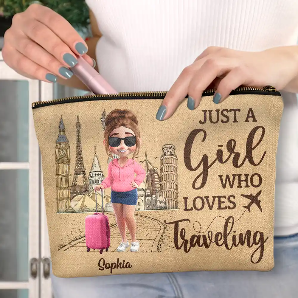 All My Travel Crap - Personalized Cosmetic Bag - Image 3