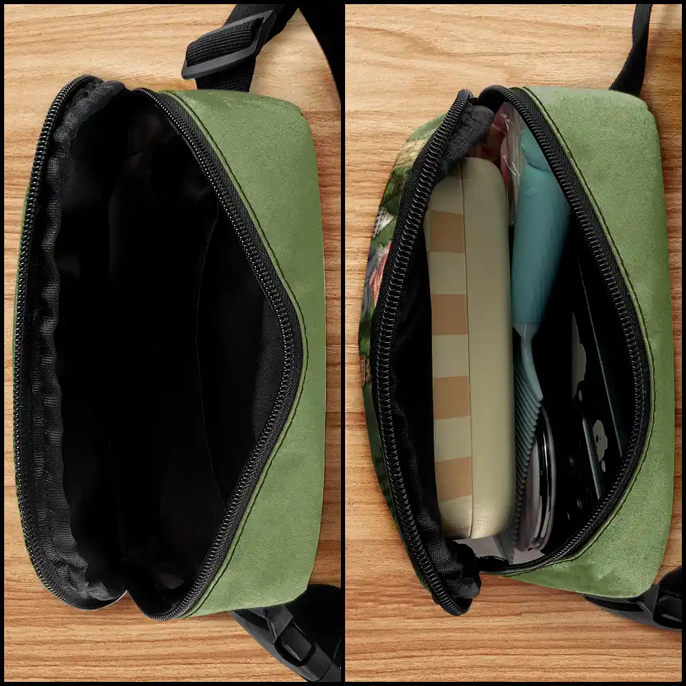 All My Travel Crap - Personalized Crossbody Belt Bag - Image 4