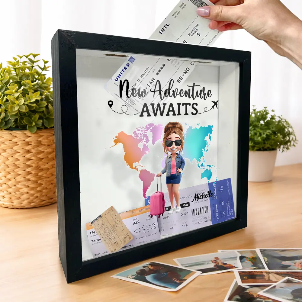 All My Travel Memories - Personalized Ticket Memory Box - Image 2