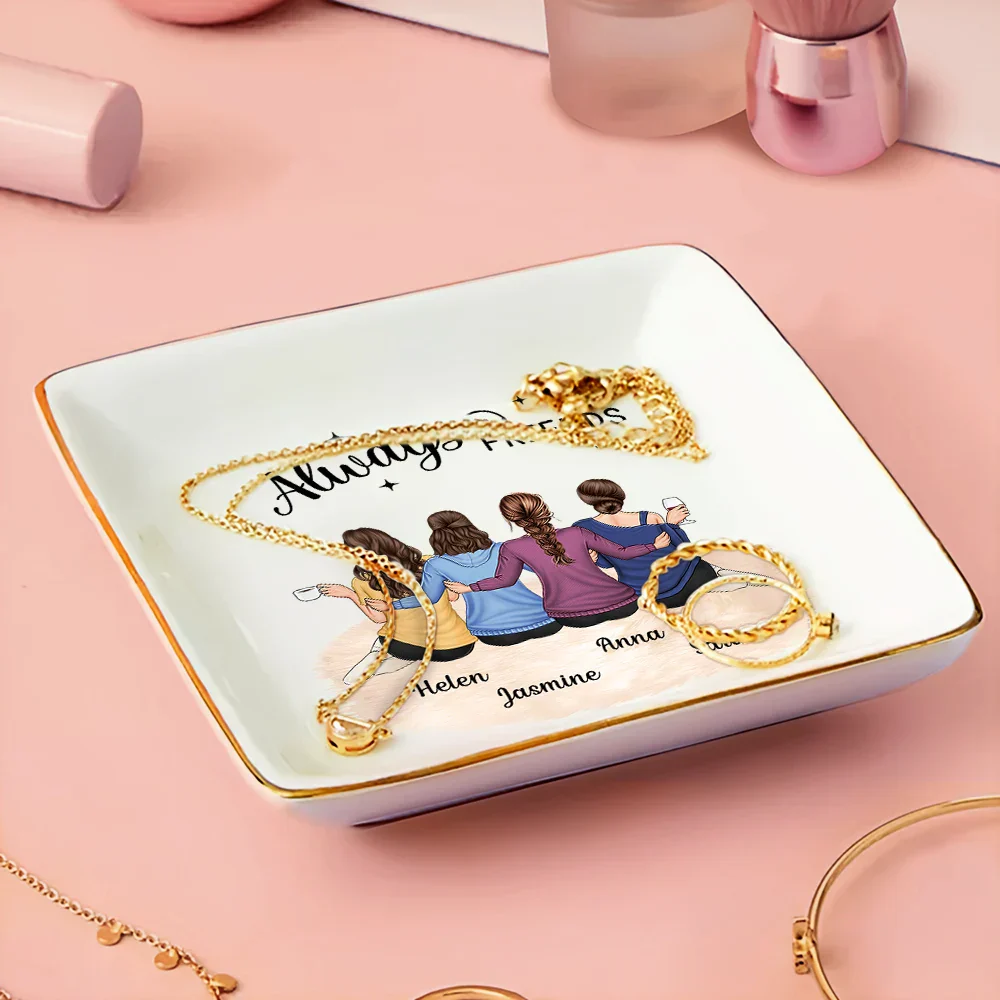 Always Besties - Personalized Ring Dish - Image 3