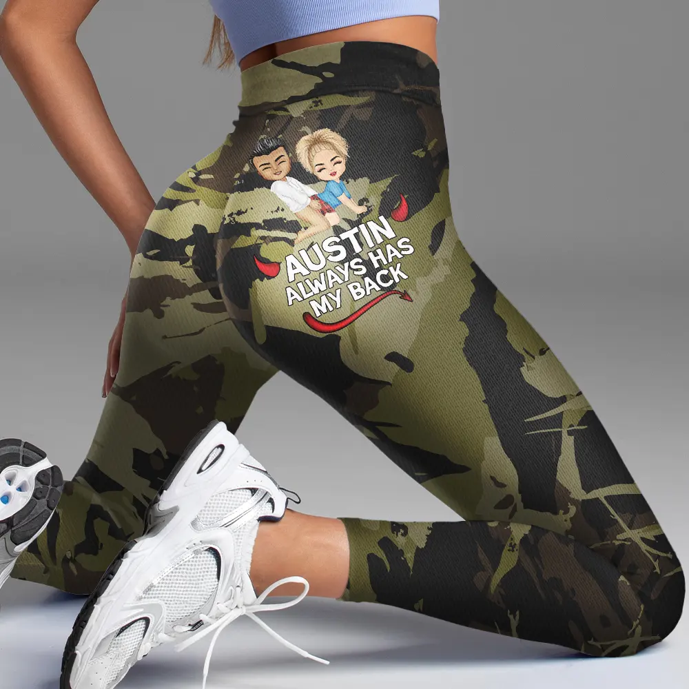 Always Have My Back - Personalized Leggings - Image 4