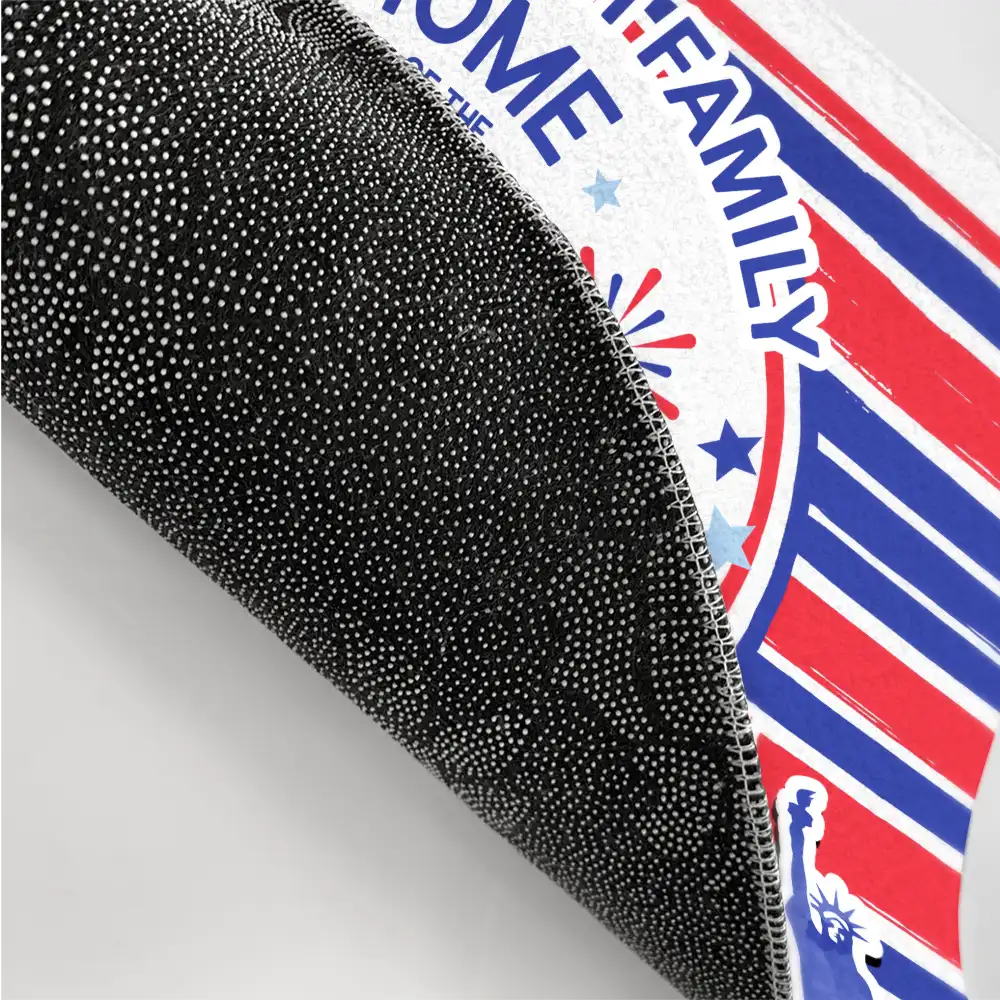 America 250 Home Of The Free - Personalized Doormat - Image 3