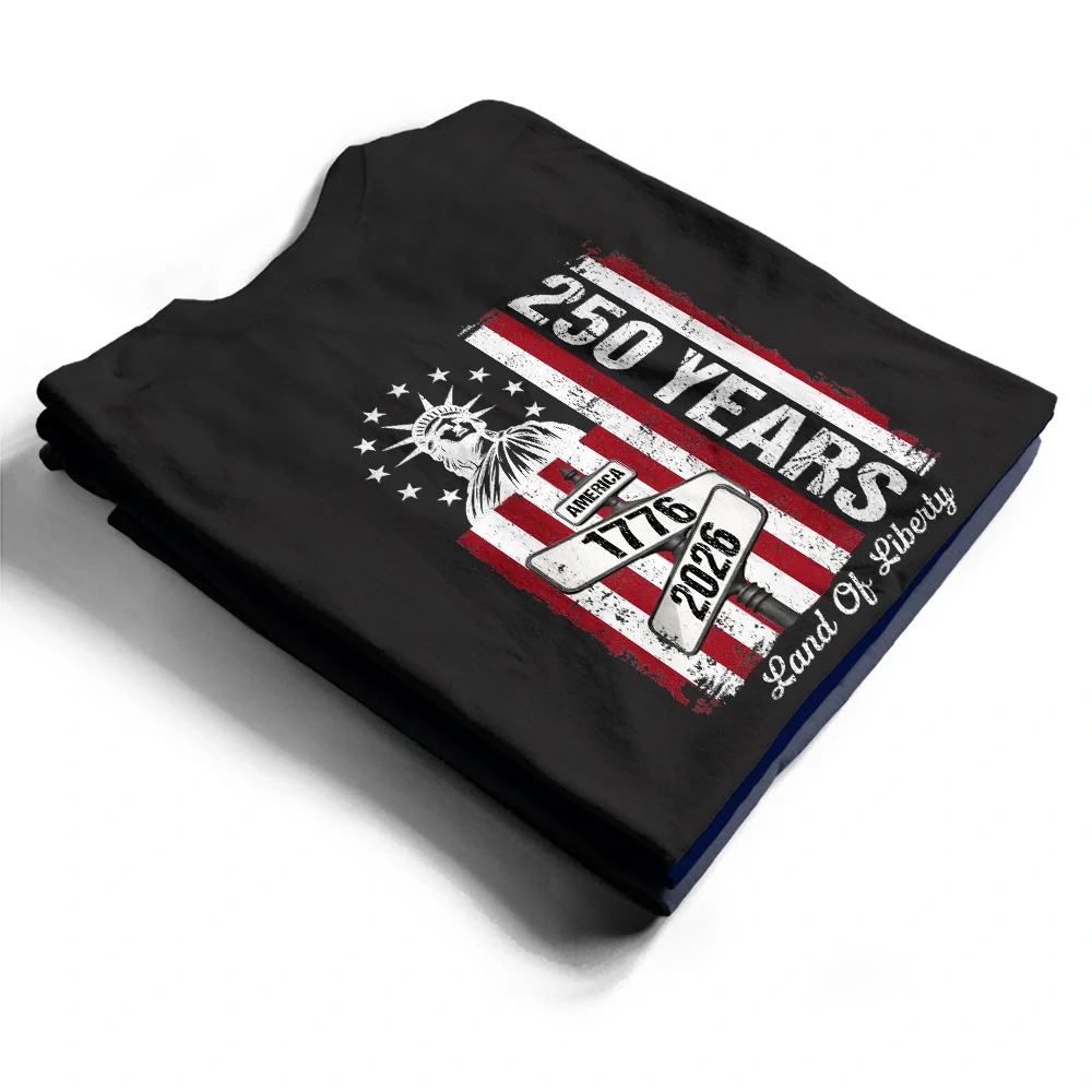 America 250 Land Of Liberty - T Shirt - Image 4