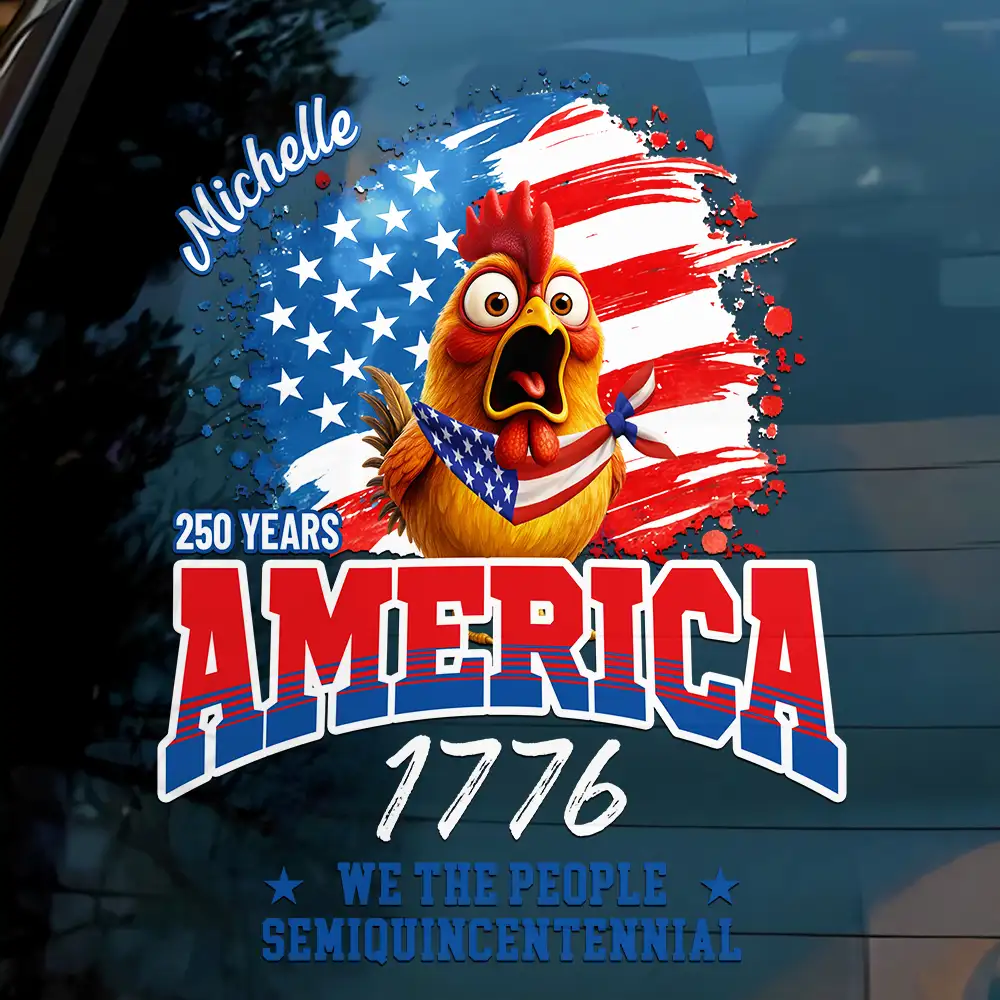 America 250 We The People Semiquincentennial - Personalized Decor Decal - Image 3