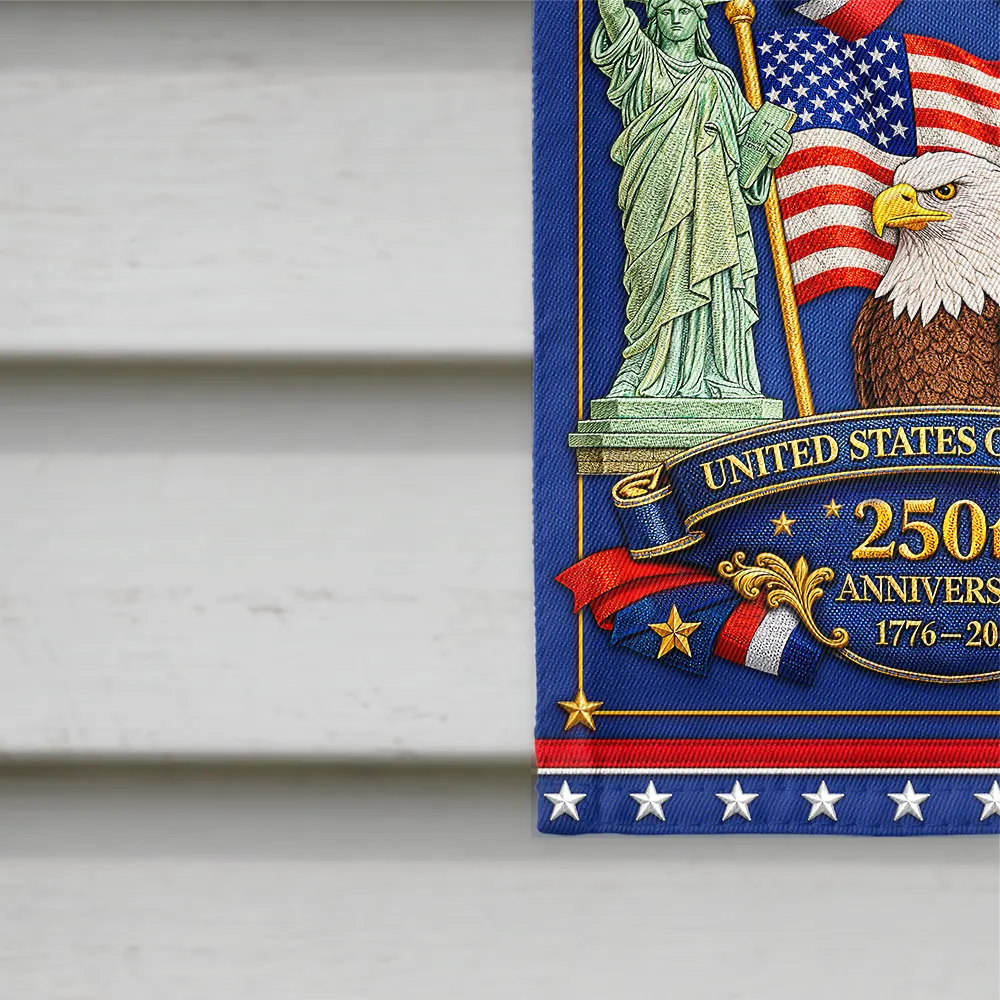 America 250th Anniversary Family - Personalized Flag - Image 4