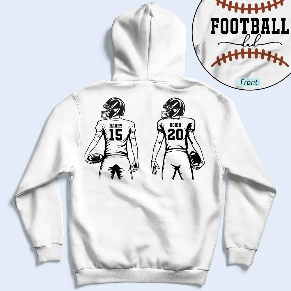 American Football Mom - Personalized T Shirt - Image 5