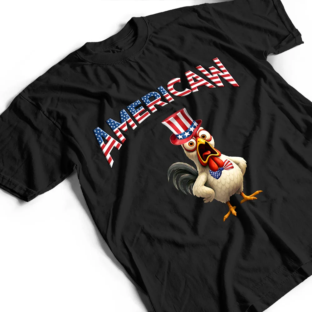 Americaw Funny Chicken 250 Years Of Freedom - Personalized T Shirt - Image 4