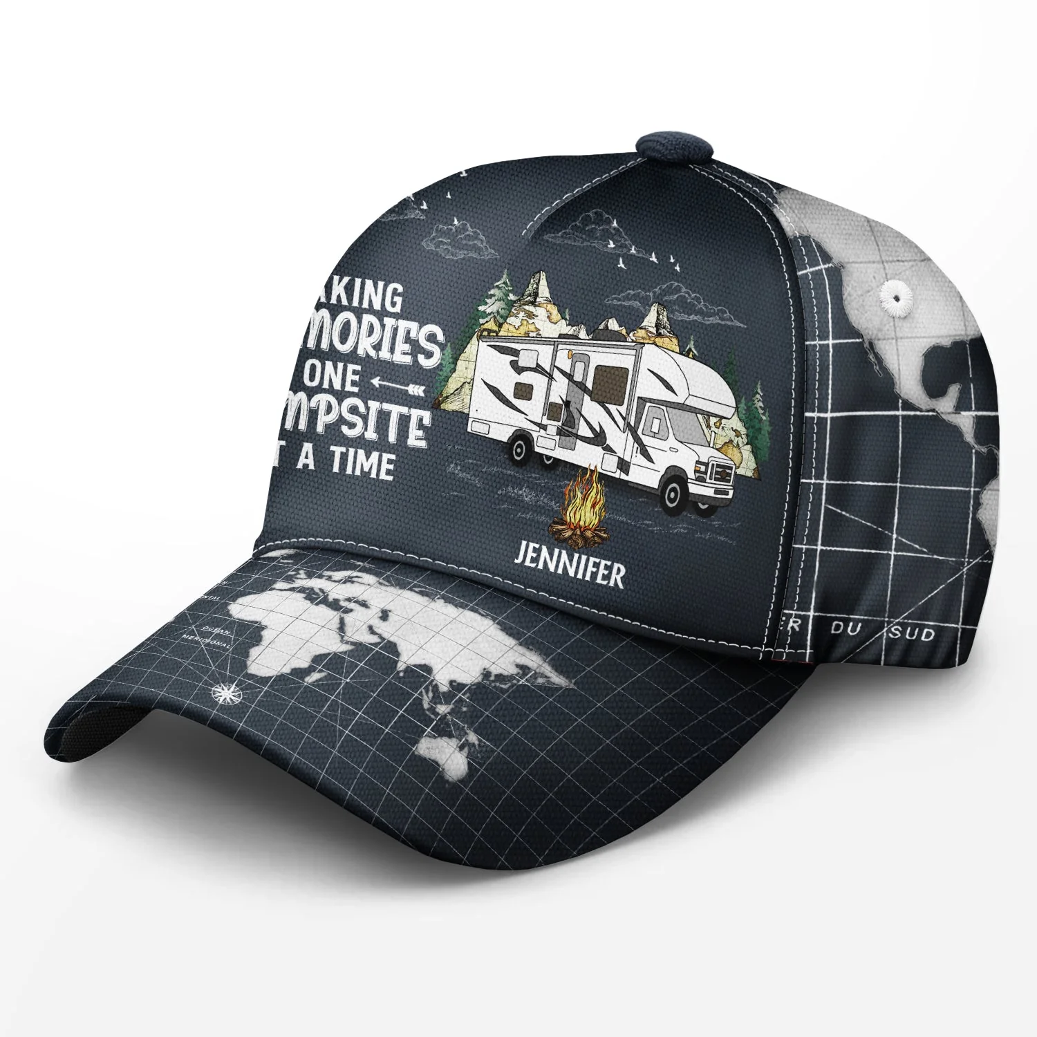 And Into The Forest I Go To - Gift For Camping Lovers - Personalized Classic Cap - Image 2