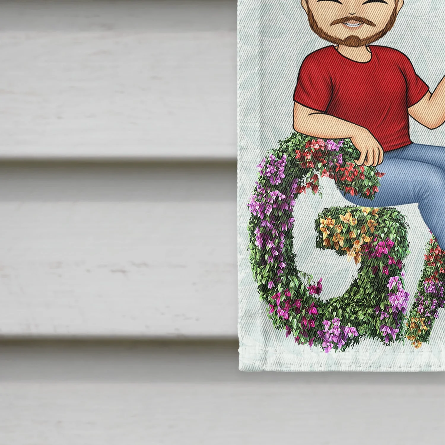 And Into The Garden I Go - Beware A Crazy Plant Lady Lives Here - Birthday, Housewarming Gift For Her, Him, Gardener, Outdoor Decor - Personalized Custom Flag - Image 4