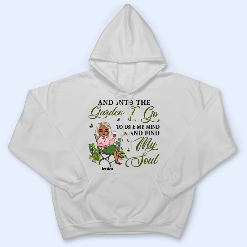 And Into The Garden I Go Gardening - Gift For Gardening Lovers - Personalized Custom T Shirt - Image 4