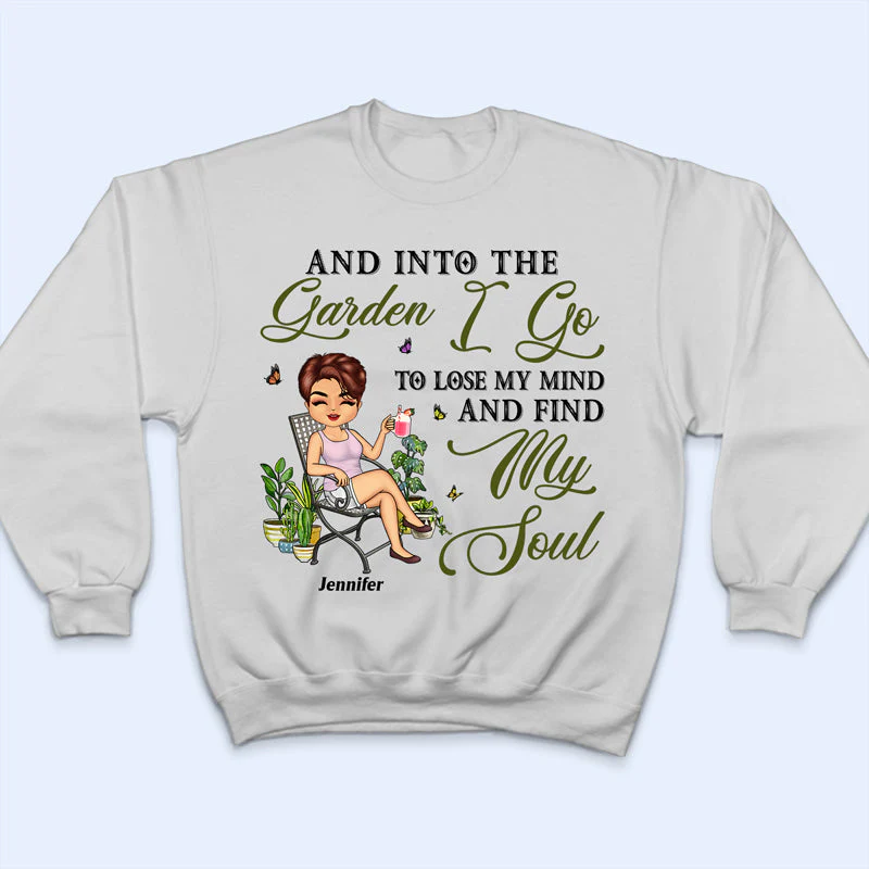 And Into The Garden I Go Gardening - Gift For Gardening Lovers - Personalized Custom T Shirt - Image 5
