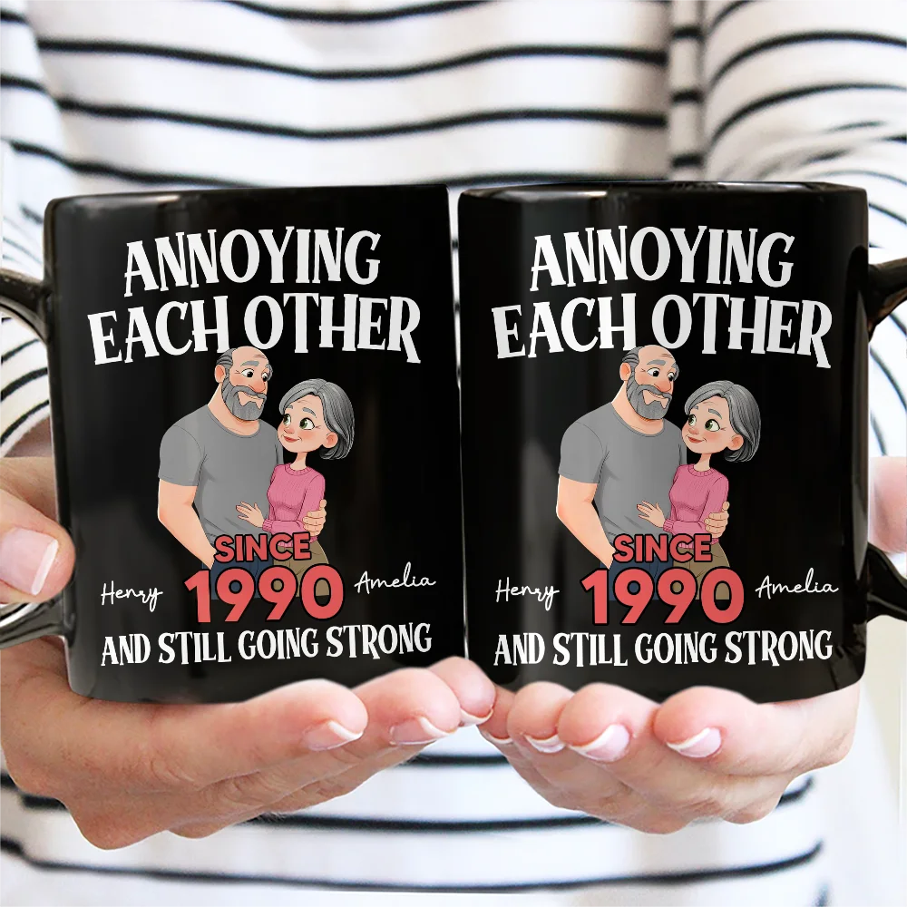Animate Couple Annoying Each Other And Still Going Strong - Personalized Mug - Image 3
