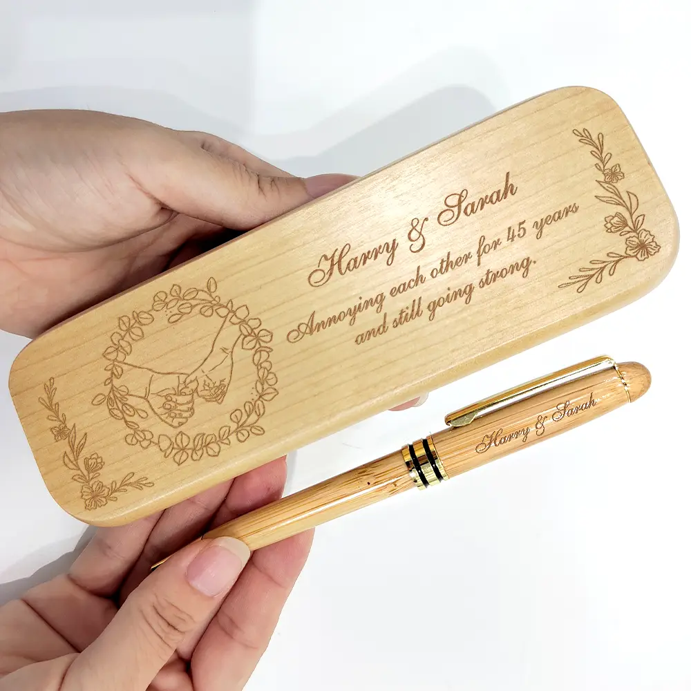 Annoying Each Other - Personalized Wooden Pen Set - Image 5