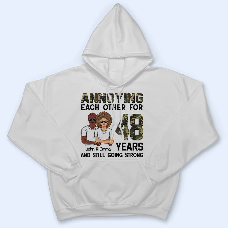 Annoying Each Other Still Going Strong - Couple Gift - Personalized Custom T Shirt - Image 4