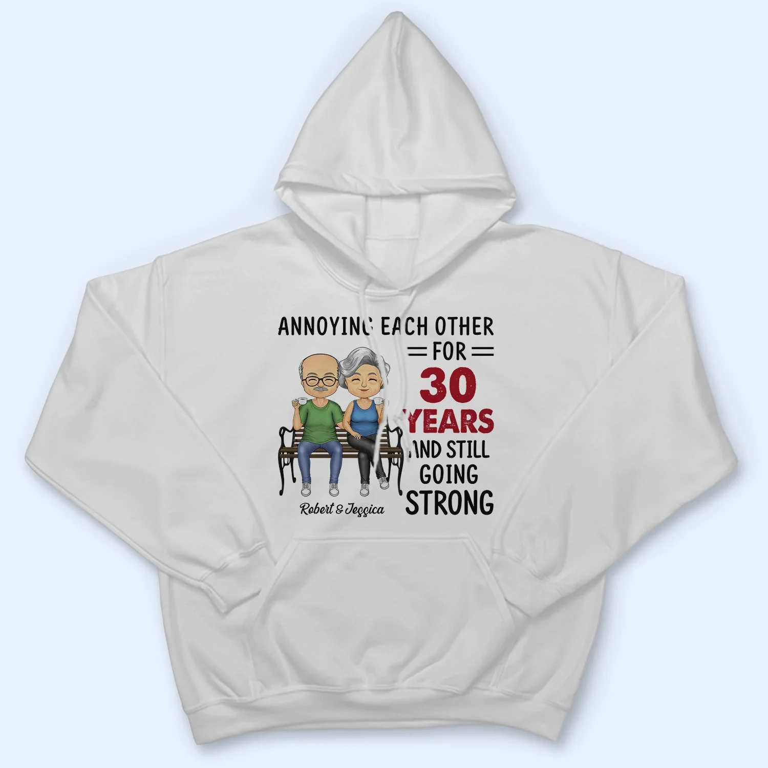 Annoying For Many Years And Still Going Strong Husband Wife - Couple Gift - Personalized Custom T Shirt - Image 4