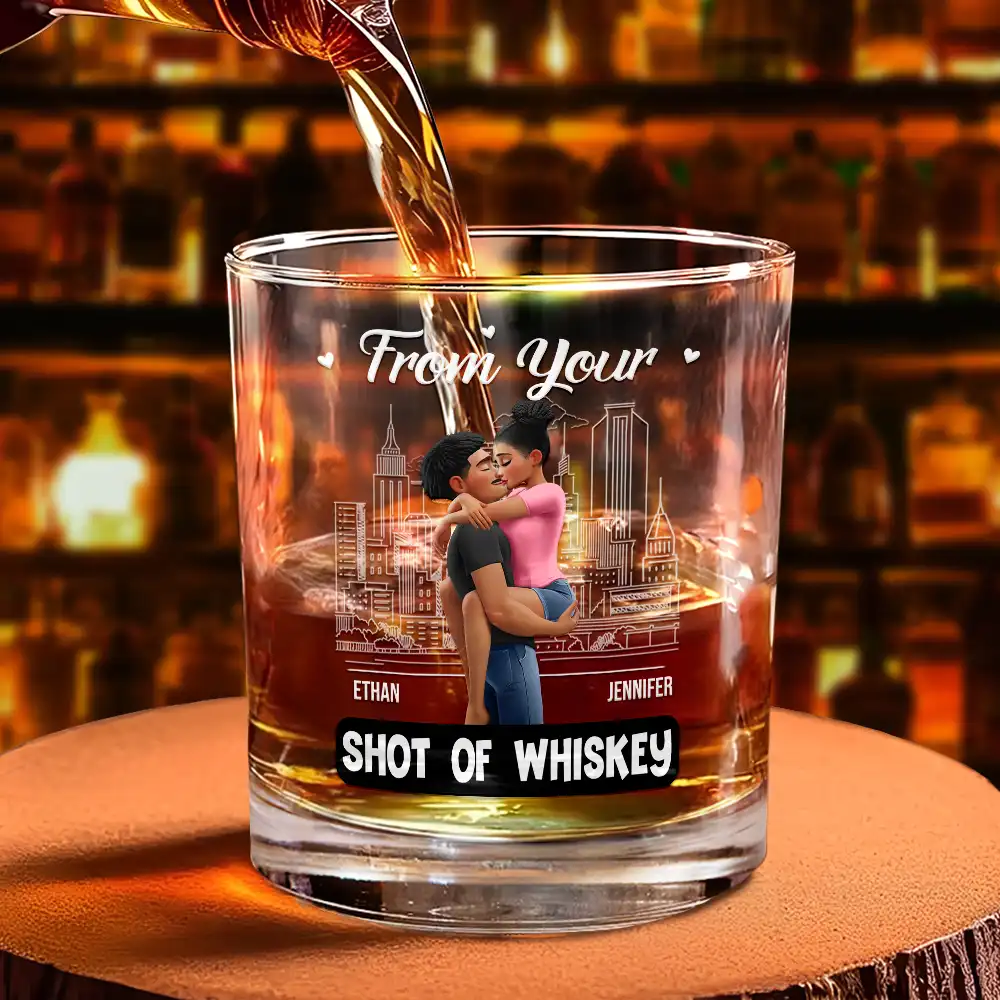 As Long As We Do It Spicy Couple 3D Effect - Personalized Whiskey Glass - Image 4