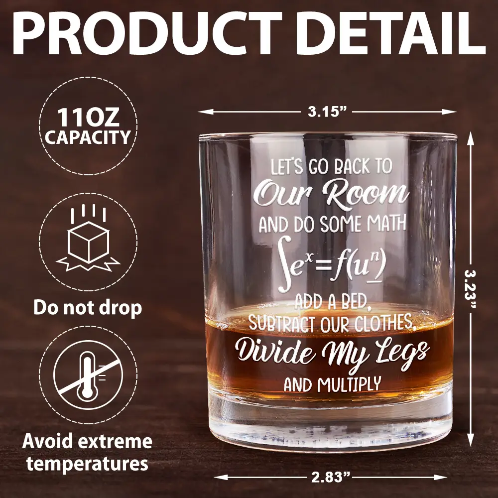 As Long As We Do It Spicy Couple 3D Effect - Personalized Whiskey Glass - Image 5